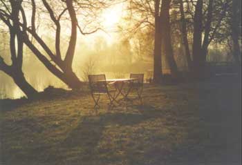 Garten im Frühtau